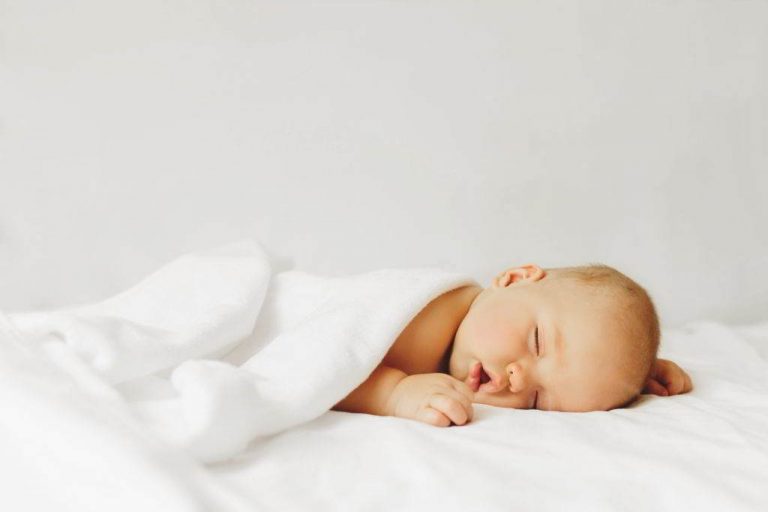 baby sleeps face down
