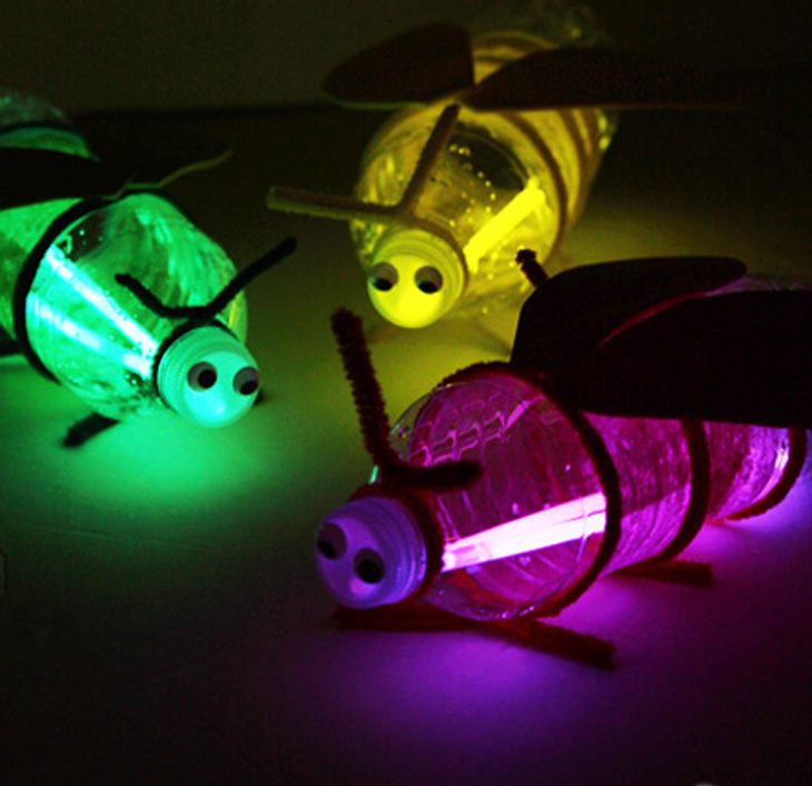 how to make Glowing Fireflies
