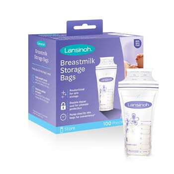 1. Lansinoh Breast Milk Storage Bag