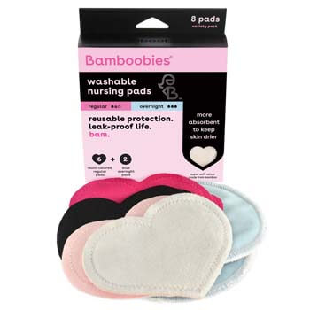 3. Bamboobies Super Soft Washable Nursing Pads