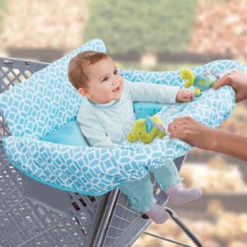 10. Summer Infant 2-in-1 Cushy Cart Cover and Seat Positioner, Diamonds