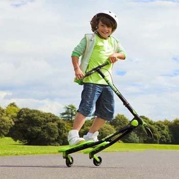 3. Yvolution Y Fliker Air A1 3 Wheel Green Scooter