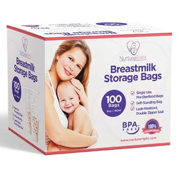 4. 100 Breastmilk Storage Bags