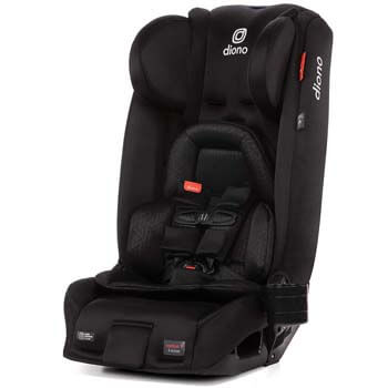 3. Diono 2020 Radian 3RXT, 4-in-1 Convertible, Extended Rear Facing, 10 Years 1 Car Seat, Fits 3 Across, Slim Fit Design, Black Jet