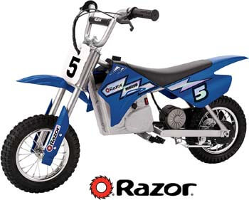 2. Razor MX350 Dirt Rocket Electric Motocross Off-road Bike