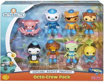 3. Fisher-Price Octonauts Octo-Crew 8 Figure Pack