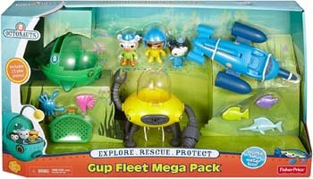 2. Fisher-Price Octonauts Gup Fleet Mega Pack