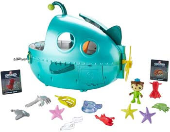 10. Fisher-Price Octonauts Gup-A Deluxe Playset, Sea Green,12