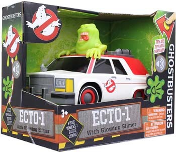 3. NKOK Ghostbusters Animated B/O Ecto1 with Slimer B/O 1, Ghost Catcher