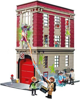 1. PLAYMOBIL Ghostbusters Firehouse