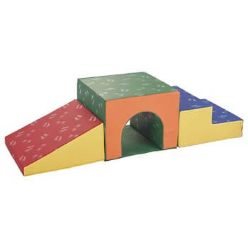 10. ECR4Kids SoftZone Single-Tunnel Foam Climber