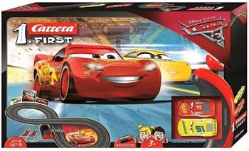 8. Carrera First Disney/Pixar Cars 3 - Slot Car Race Track