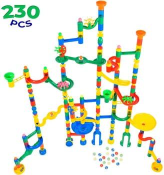 5. MagicJourney Giant Marble Run Toy Track Super Set Game