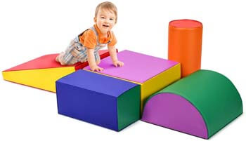 5. Costzon Crawl and Climb Foam Play Set