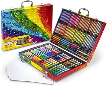 1. Crayola Inspiration Art Case Coloring Set, Gift for Kids, 140 Art Supplies