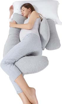2. Bedsure Pregnancy Body Pillow,Maternity Pillow for Pregnant