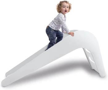 10. Jupiduu - The Lovely Kids Slide Made From Wood (White)