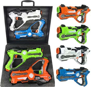 8. Liberty Imports Infrared Laser Tag 4 Players Game Set