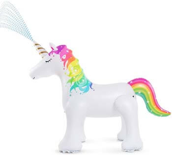 7. Jasonwell Unicorn Sprinkler Inflatable Unicorn Water Toys