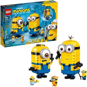 7. LEGO Minions. Brick-Built Minions and Their Lair (75551) Building Kit