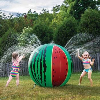 8. Prextex Giant Inflatable Watermelon Sprinkler