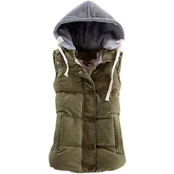 4. Yeokou Women's Slim Sleeveless Vest Coat